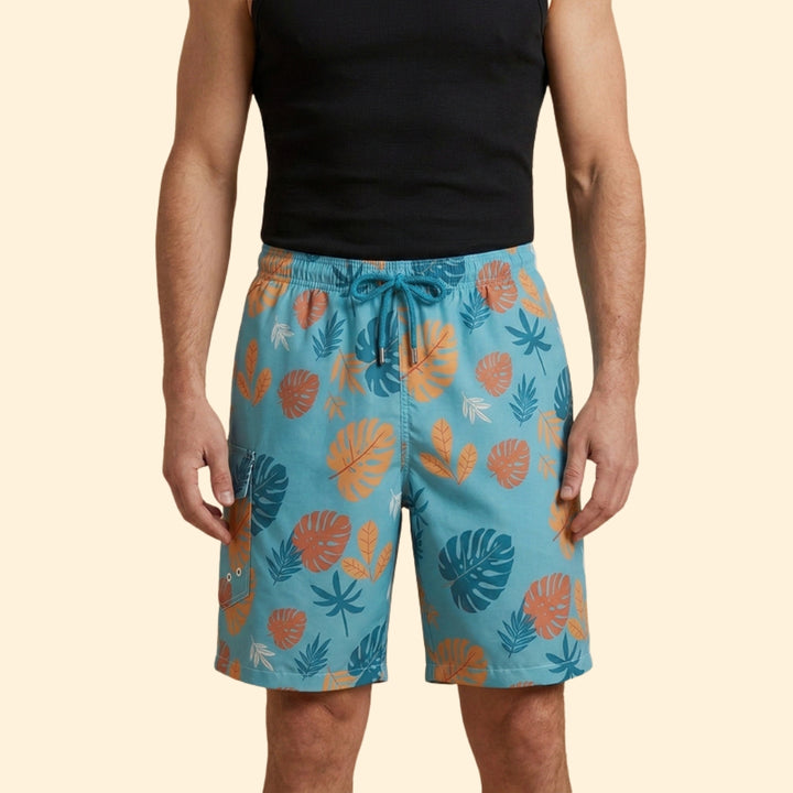 Men's Tropical Print Shorts