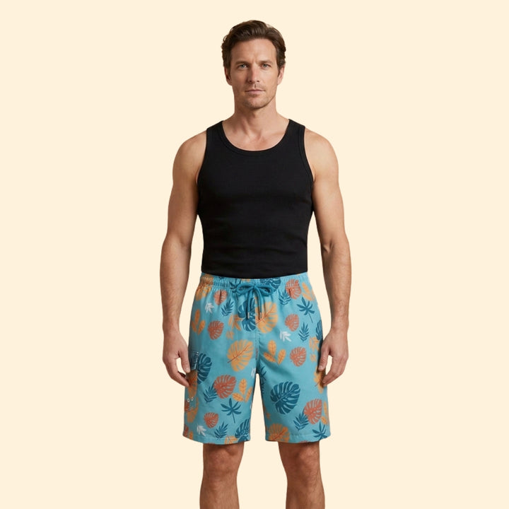 Men's Tropical Print Shorts