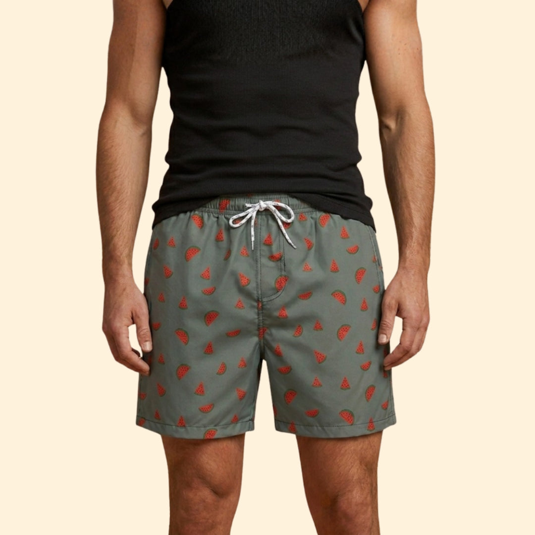 Men's Tropical Print Shorts