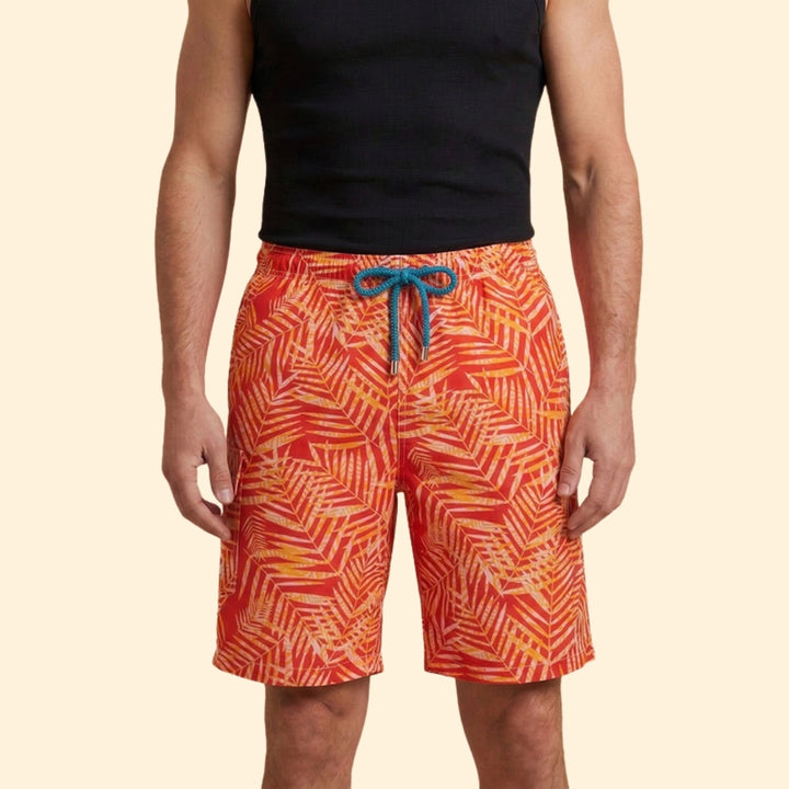 Men's Tropical Print Shorts