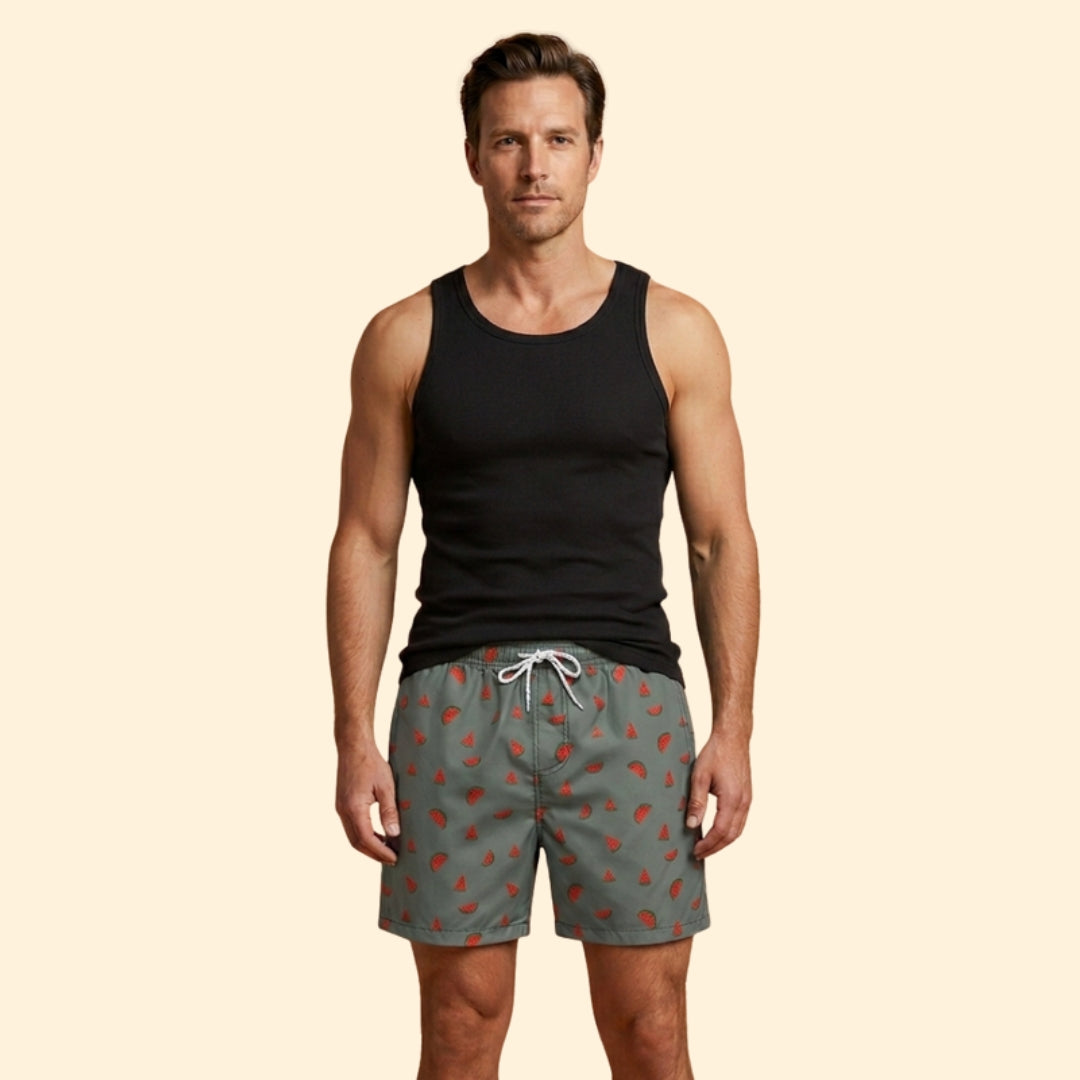 Men's Tropical Print Shorts