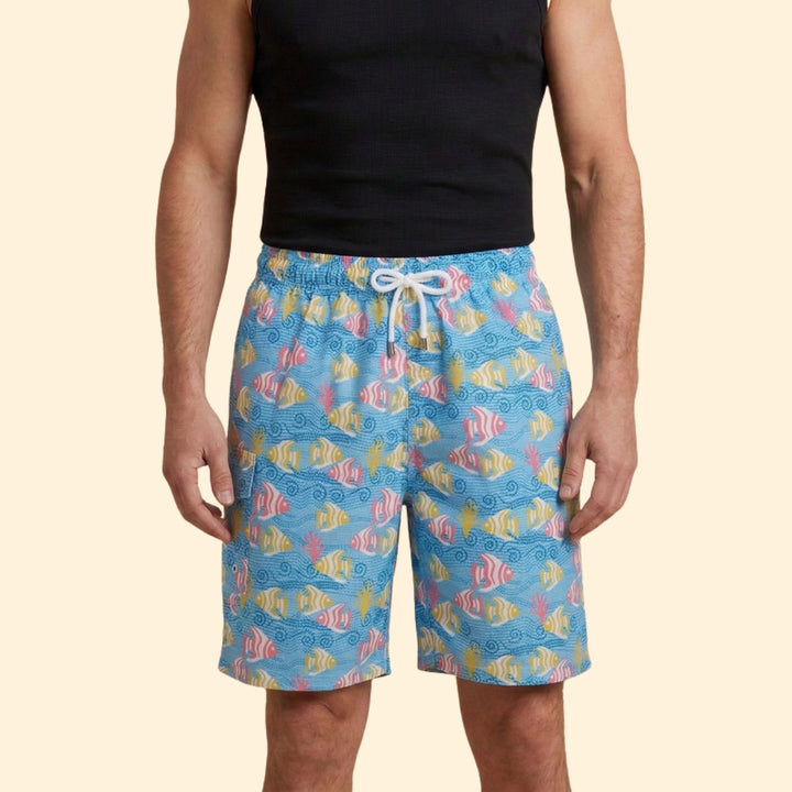 Men's Tropical Print Shorts