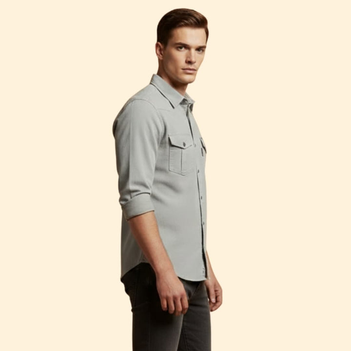 Men's Utility Button Shirt