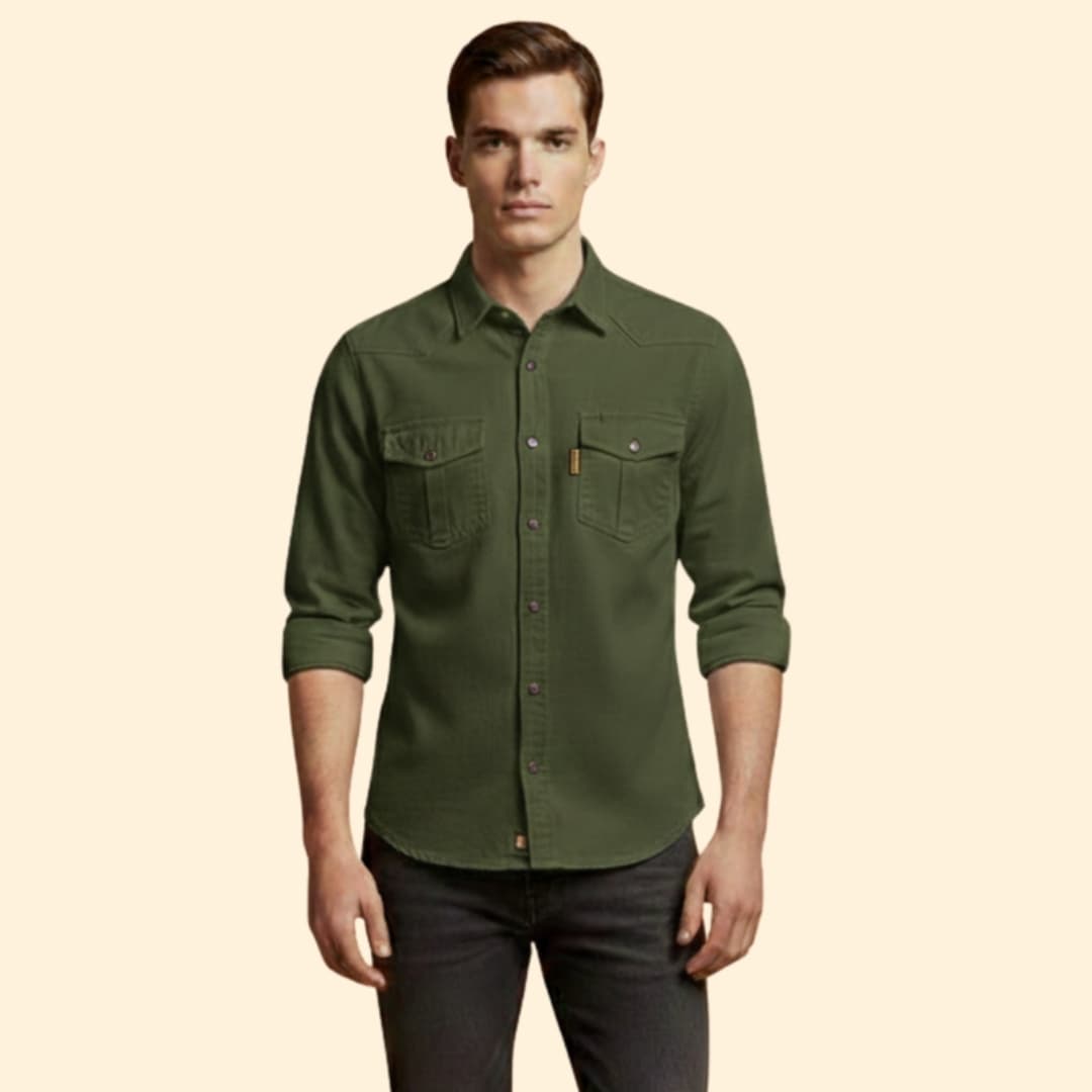 Men's Utility Button Shirt
