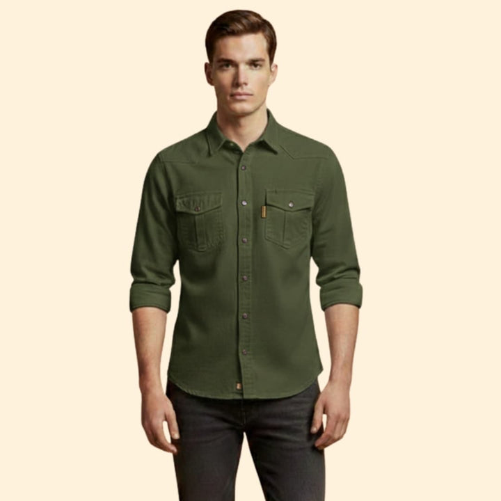 Men's Utility Button Shirt
