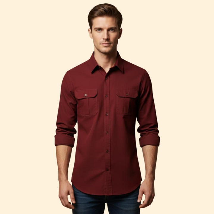 Men's Utility Button Shirt