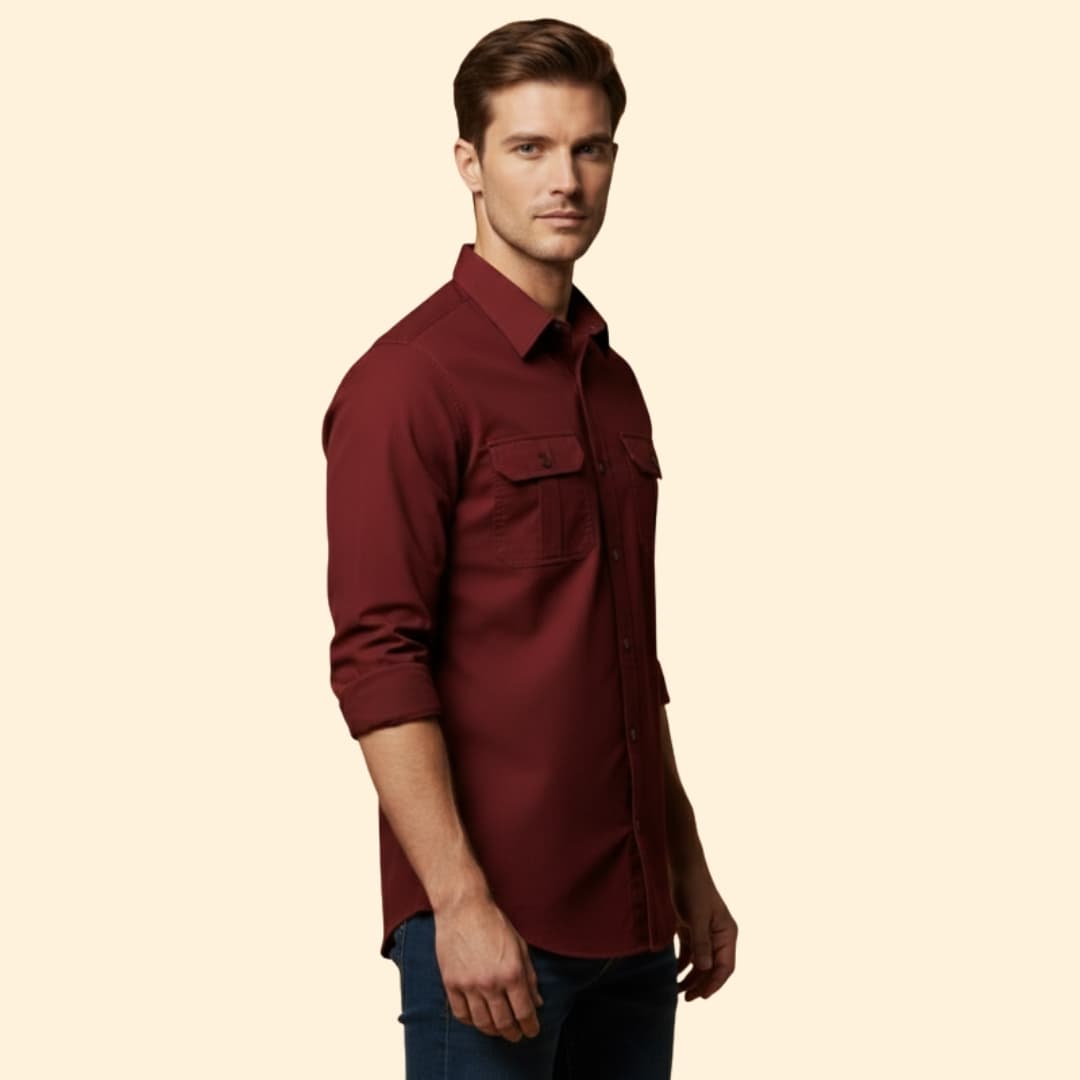 Men's Utility Button Shirt