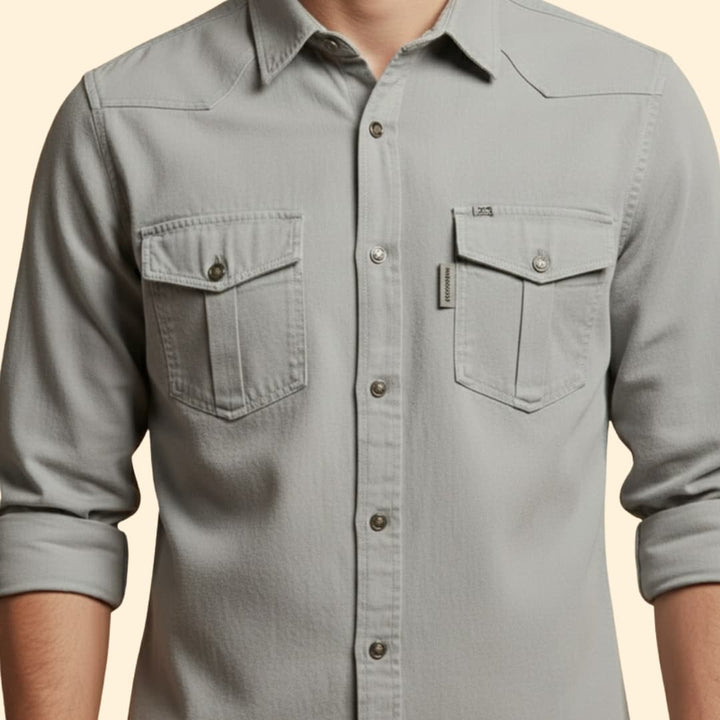 Men's Utility Button Shirt