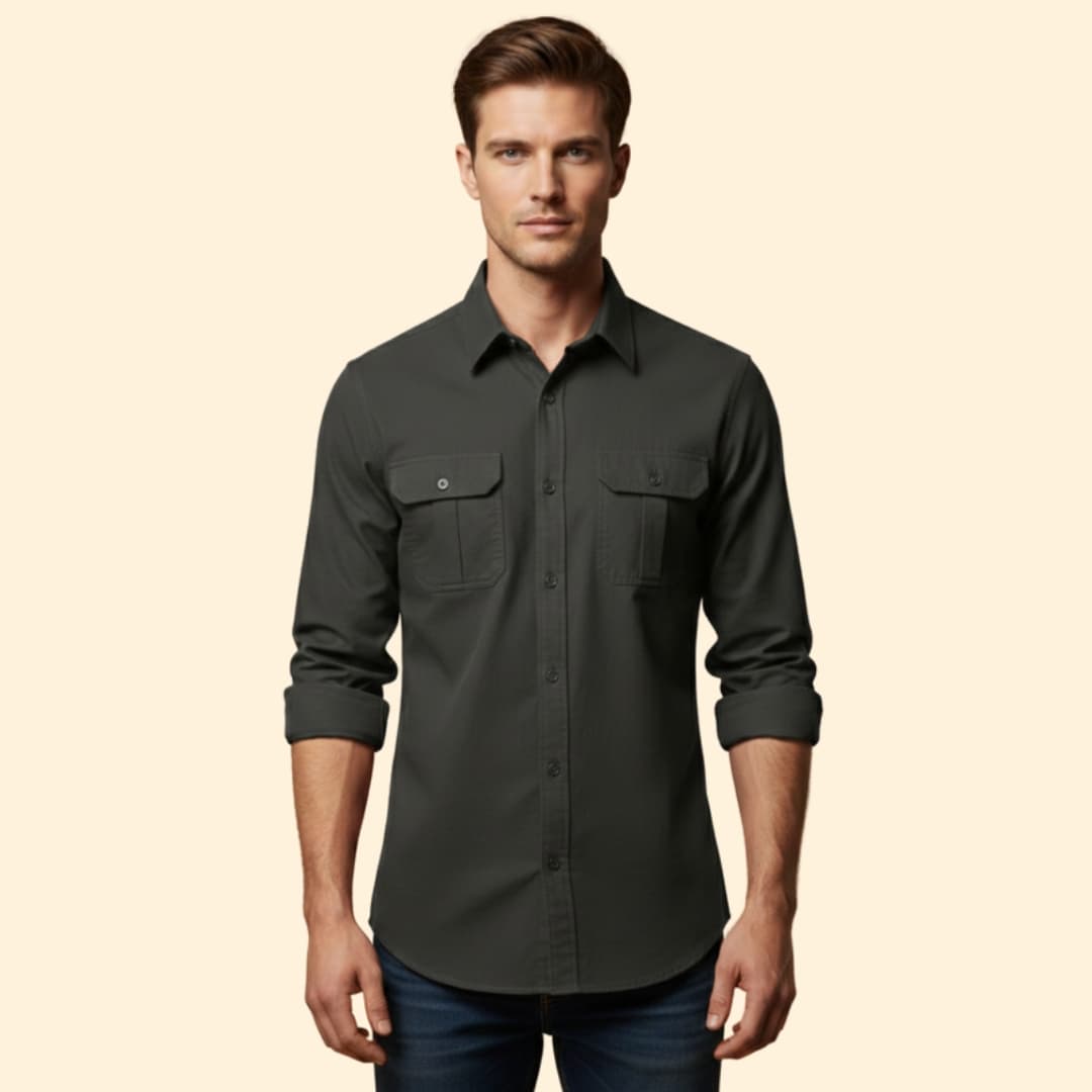 Men's Utility Button Shirt