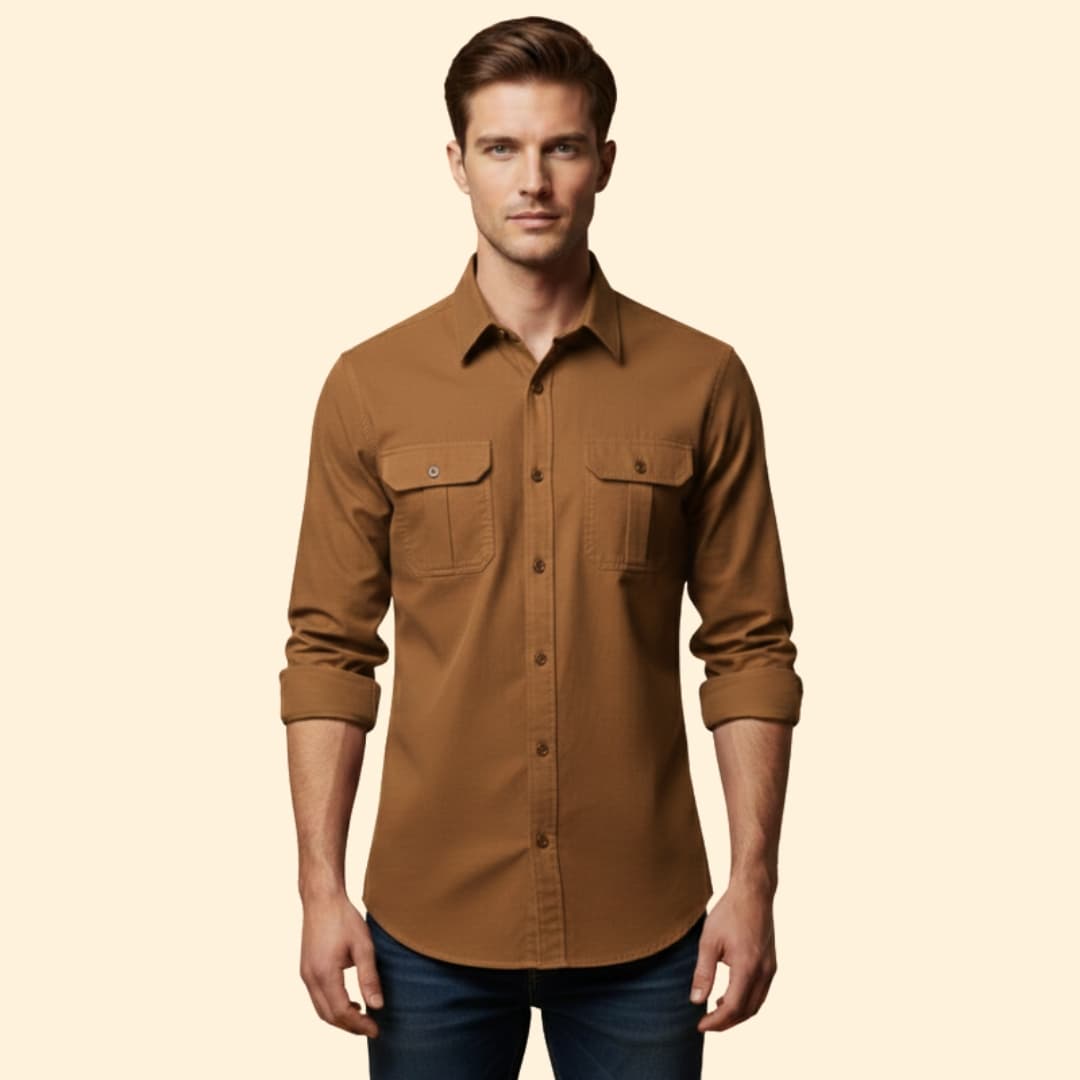 Men's Utility Button Shirt