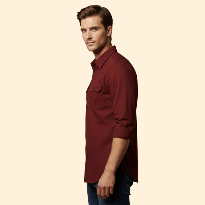 Men's Utility Button Shirt