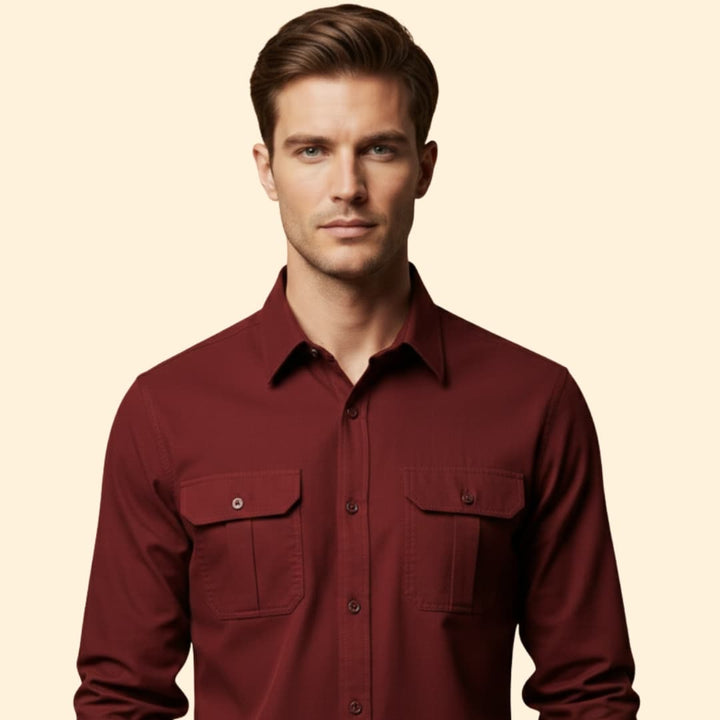 Men's Utility Button Shirt