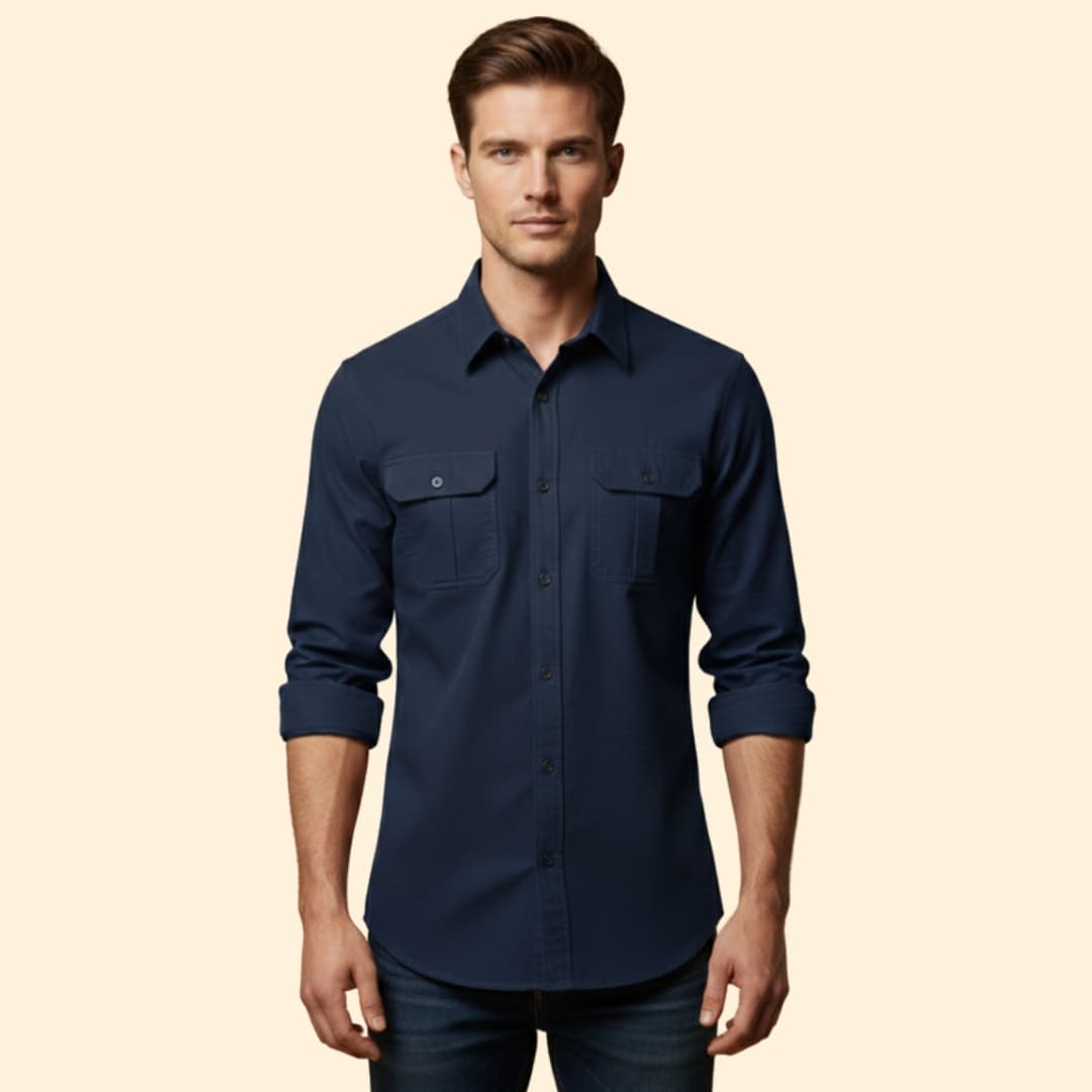 Men's Utility Button Shirt