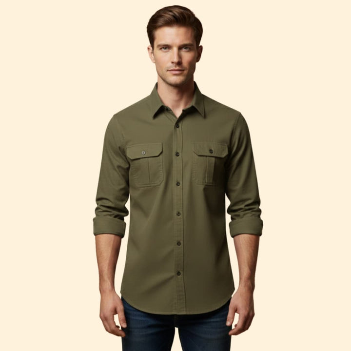 Men's Utility Button Shirt