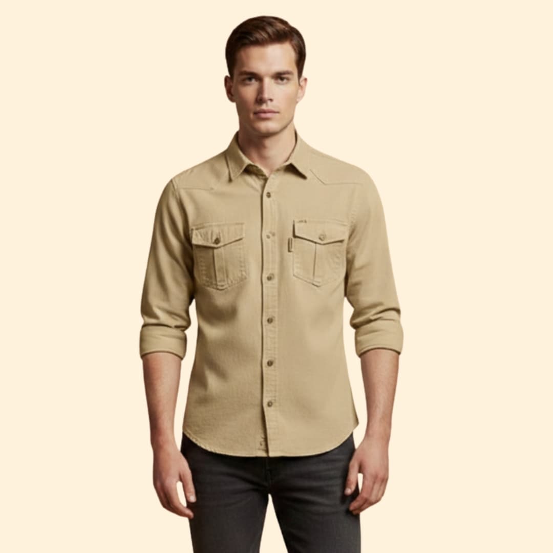 Men's Utility Button Shirt