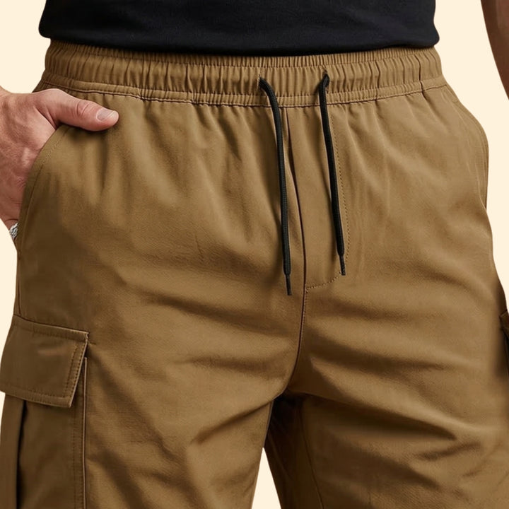 Men's Utility Drawstring Cargo Shorts