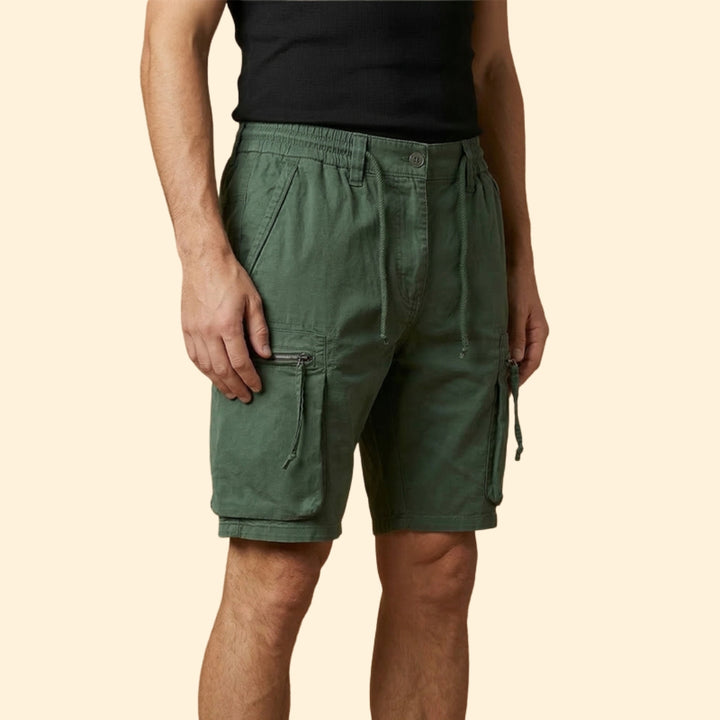 Men's Utility Zipper Cargo Shorts