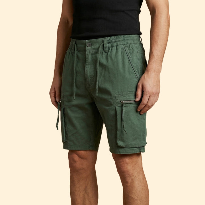 Men's Utility Zipper Cargo Shorts