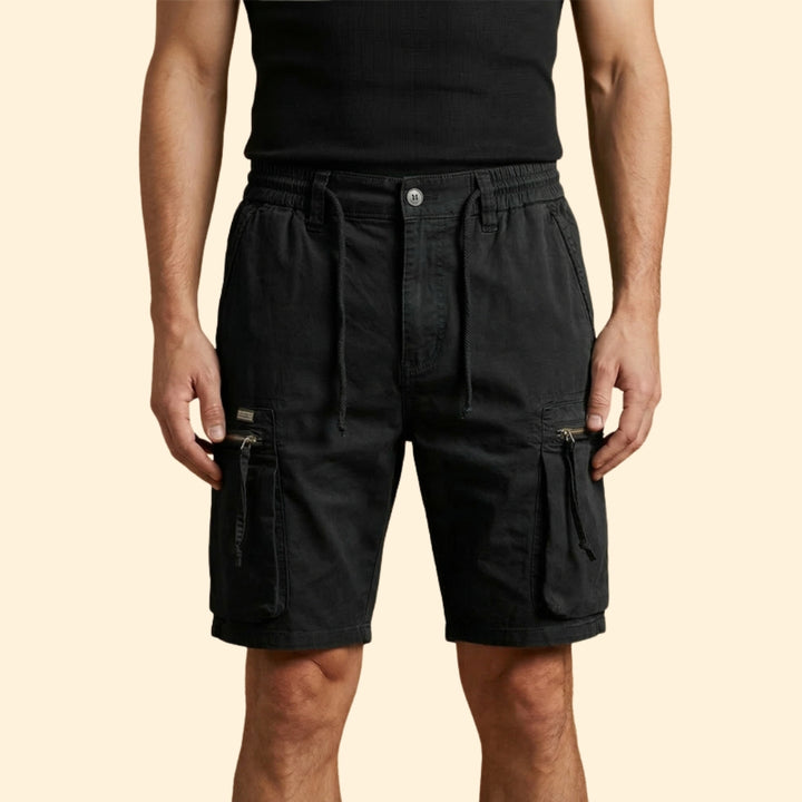 Men's Utility Zipper Cargo Shorts