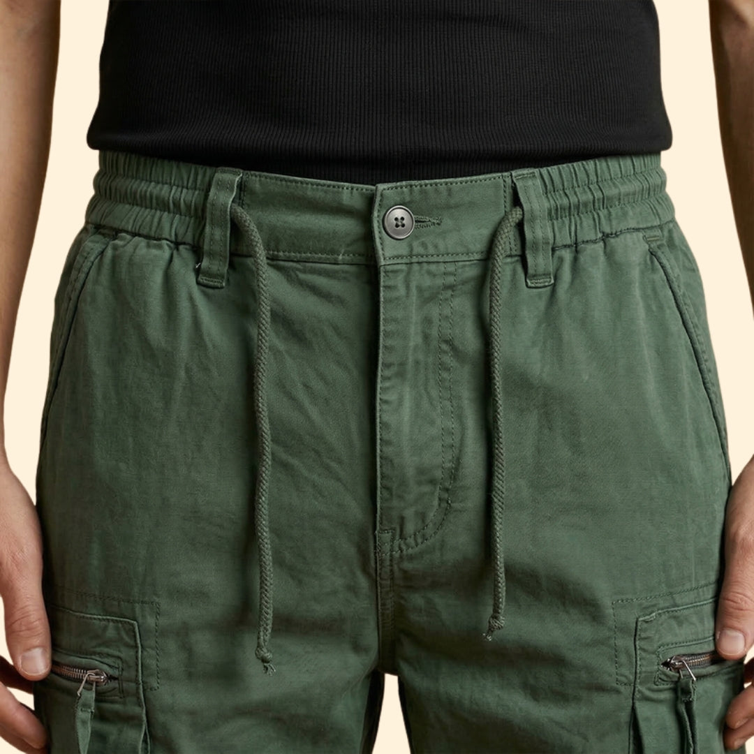 Men's Utility Zipper Cargo Shorts