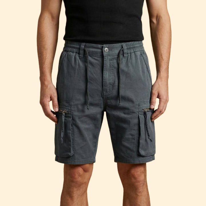 Men's Utility Zipper Cargo Shorts