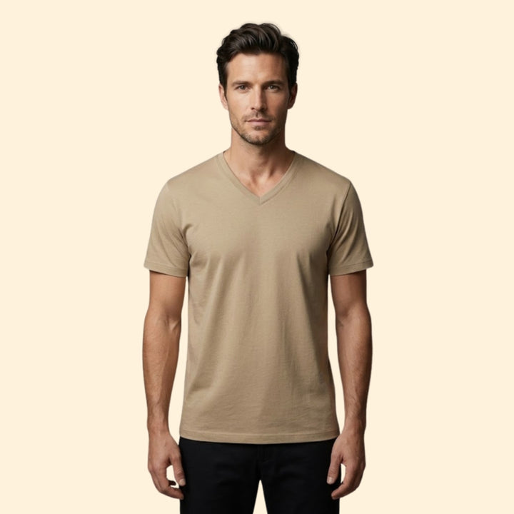 Men's V-Neck Casual Tee