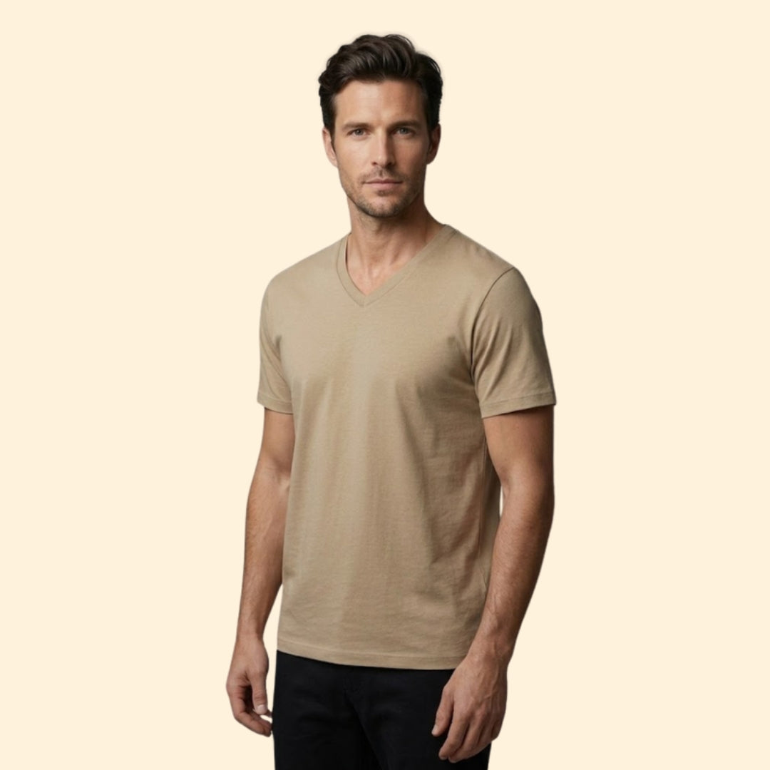 Men's V-Neck Casual Tee