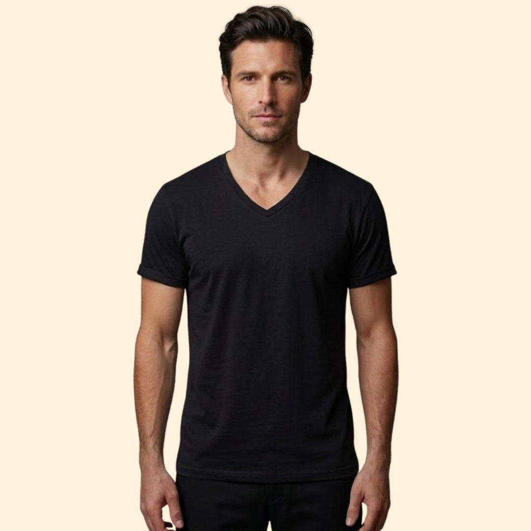 Men's V-Neck Casual Tee