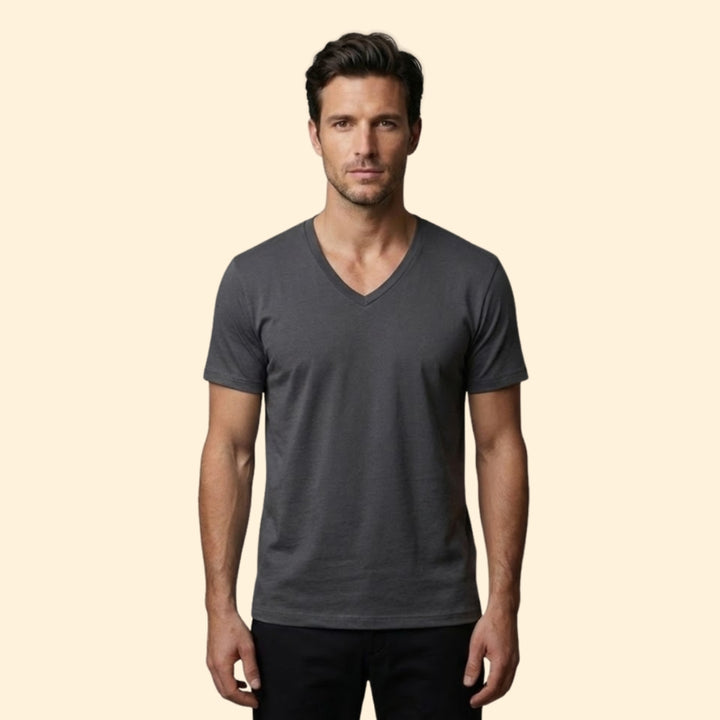 Men's V-Neck Casual Tee