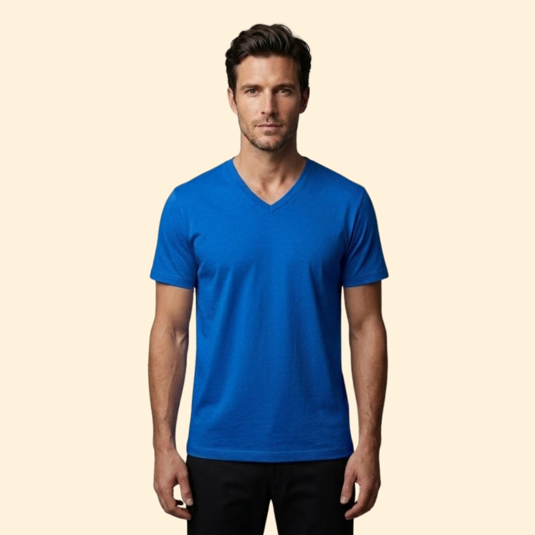 Men's V-Neck Casual Tee