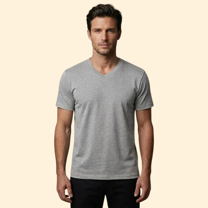 Men's V-Neck Casual Tee