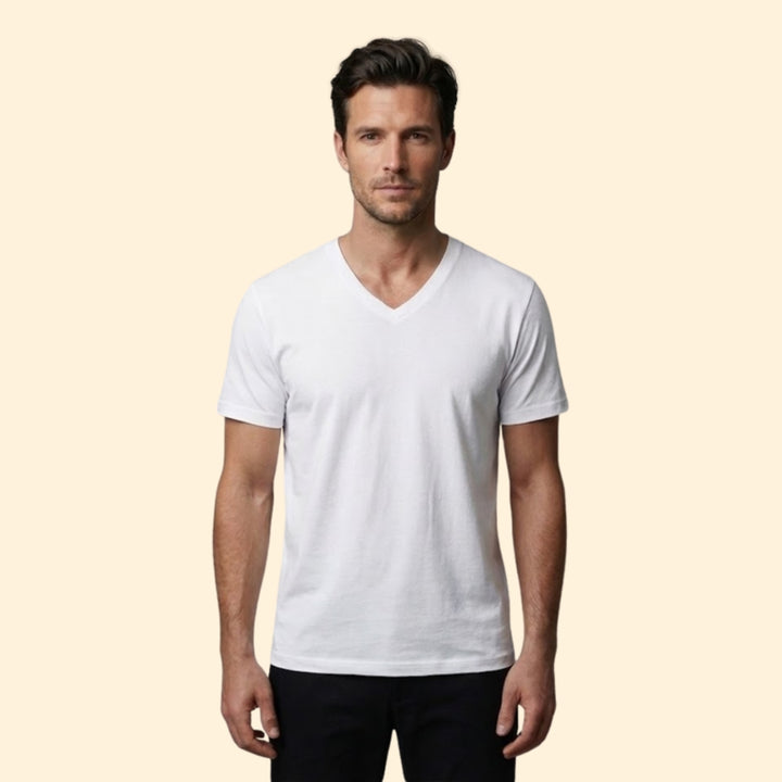Men's V-Neck Casual Tee