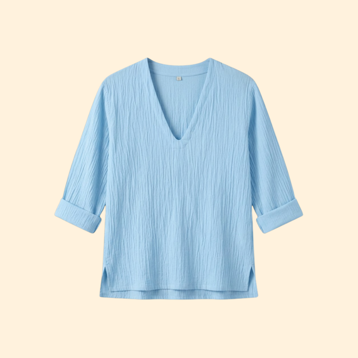 Men's V-Neck Loose Fit Shirt