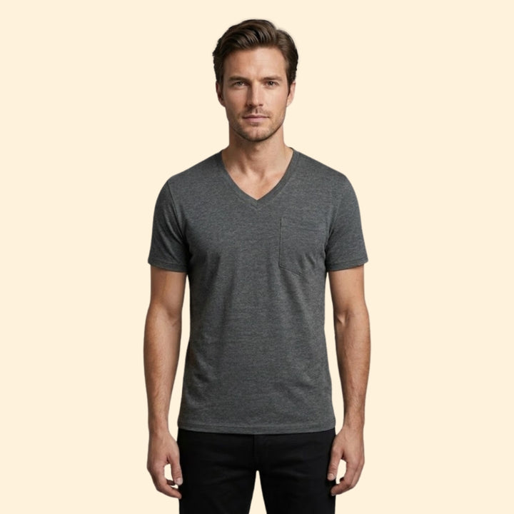 Men's V-Neck Pocket Tee