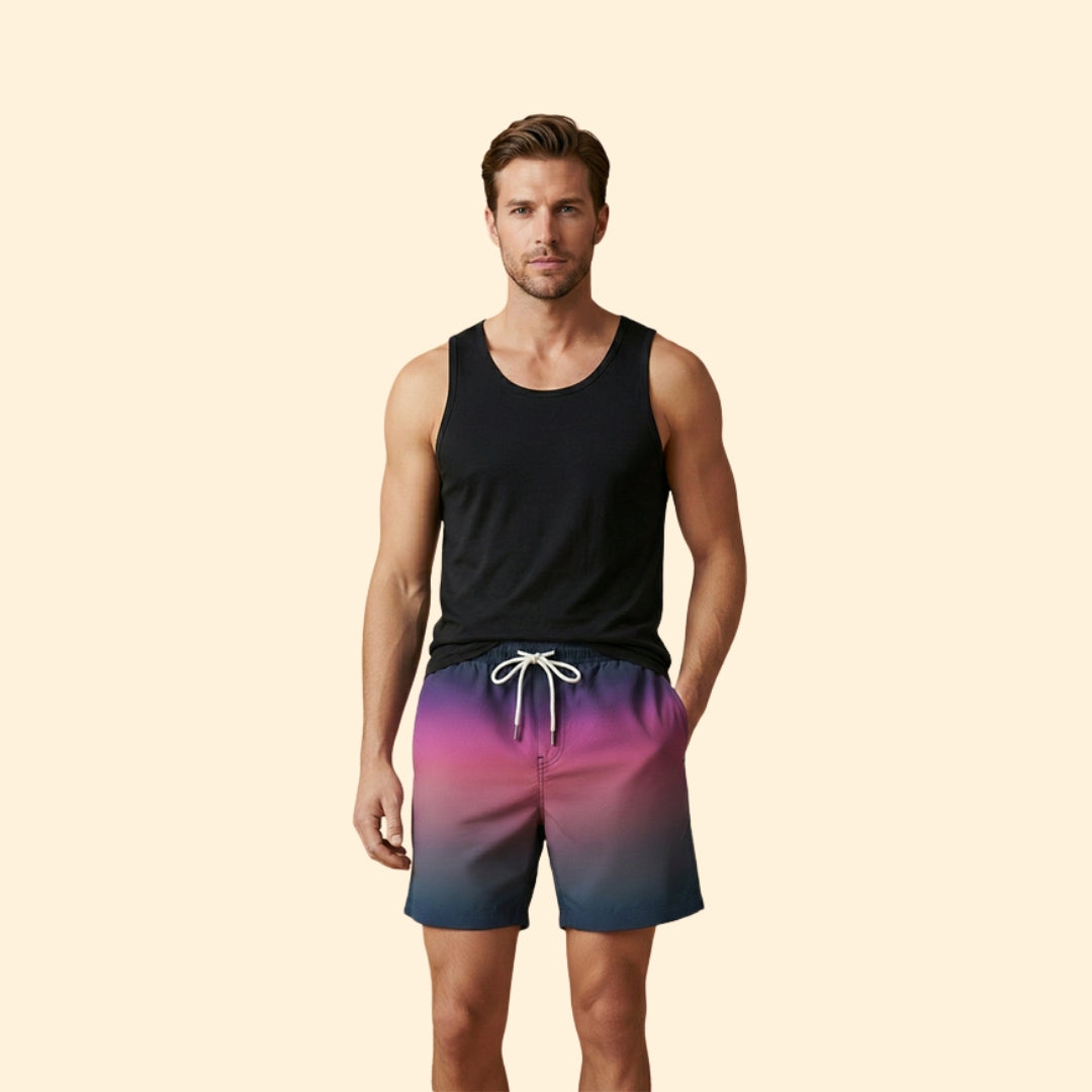 Men's Vibrant Color Shorts