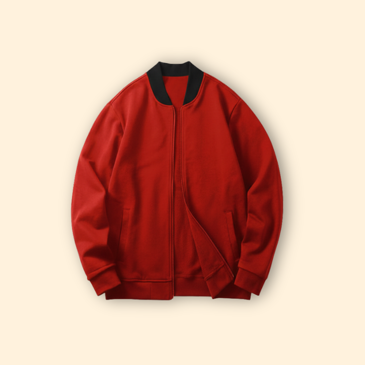 Men’s Zip Front Bomber Jacket