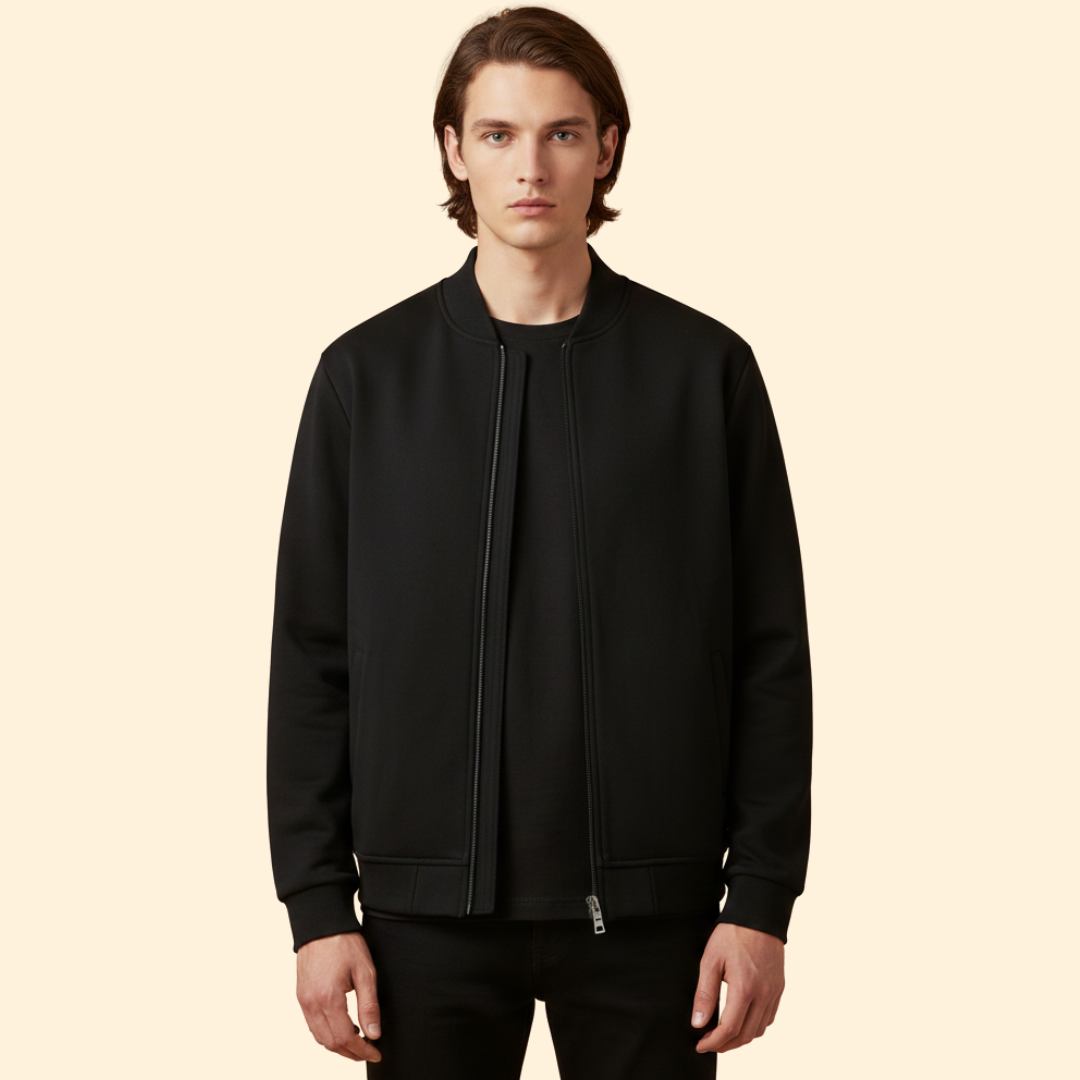 Men’s Zip Front Bomber Jacket