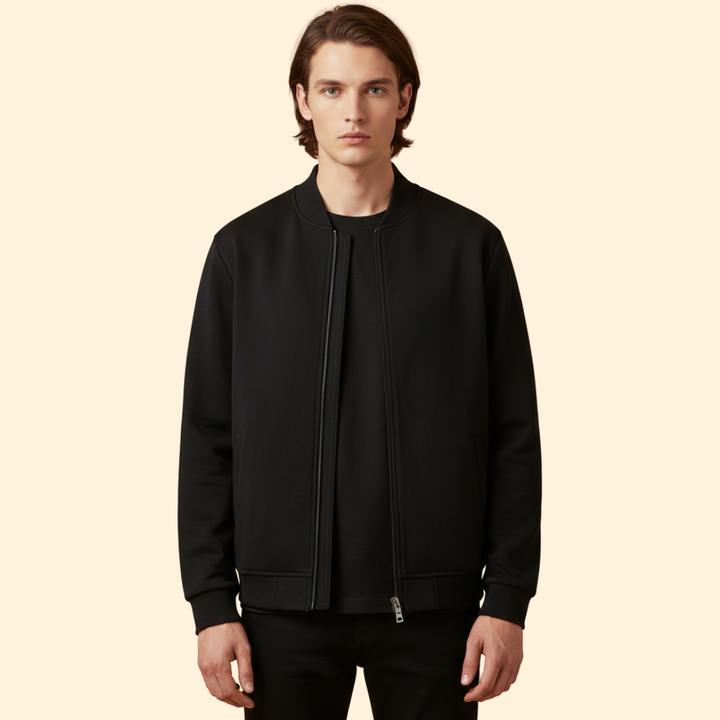 Men’s Zip Front Bomber Jacket