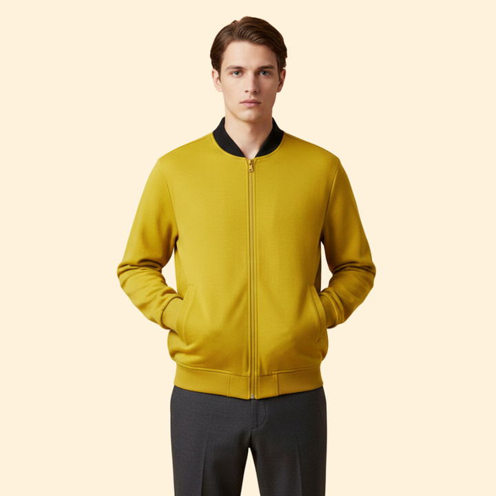 Men’s Zip Front Bomber Jacket