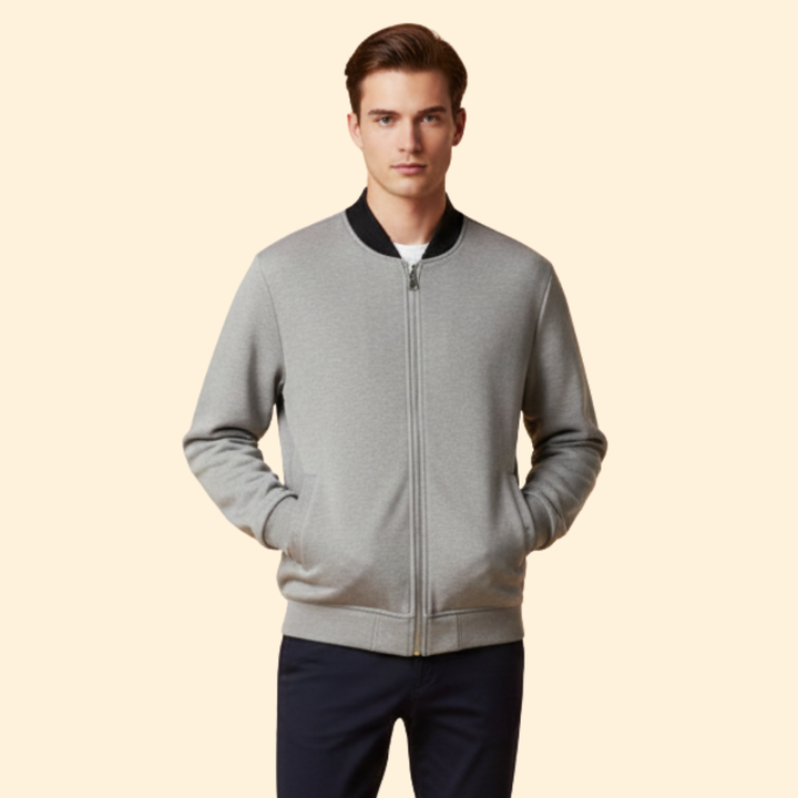 Men’s Zip Front Bomber Jacket