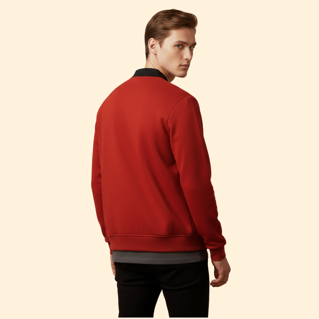 Men’s Zip Front Bomber Jacket