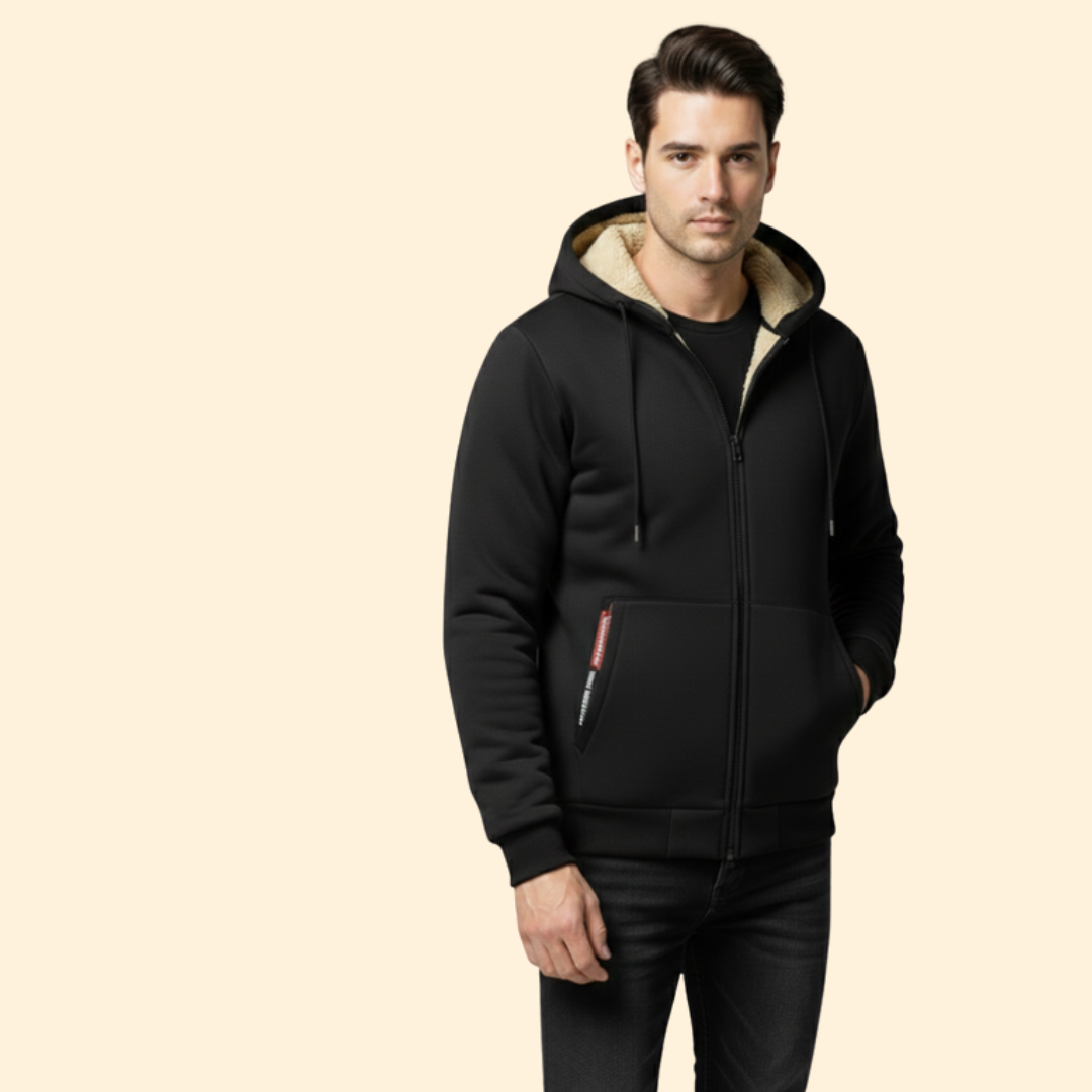 Men’s Zip Front Hooded Jacket