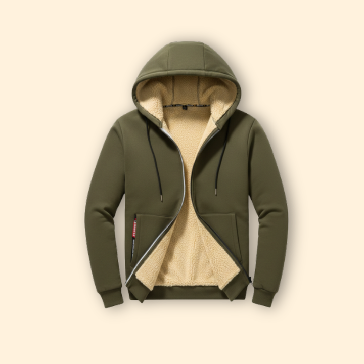 Men’s Zip Front Hooded Jacket