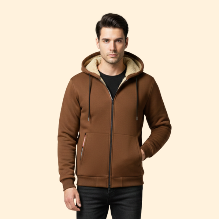 Men’s Zip Front Hooded Jacket