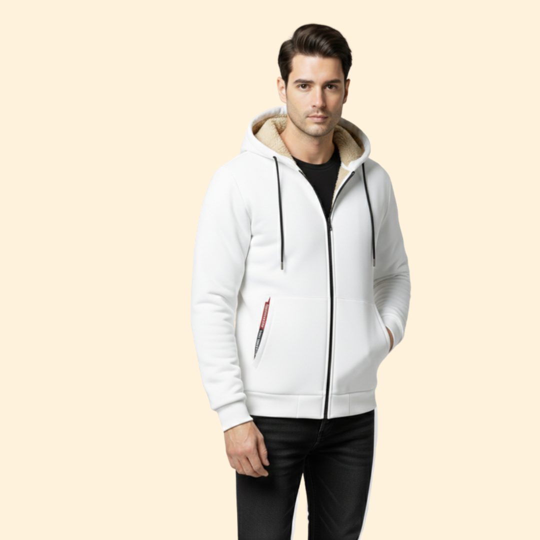 Men’s Zip Front Hooded Jacket