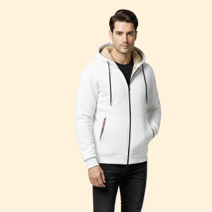 Men’s Zip Front Hooded Jacket