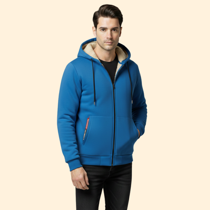 Men’s Zip Front Hooded Jacket