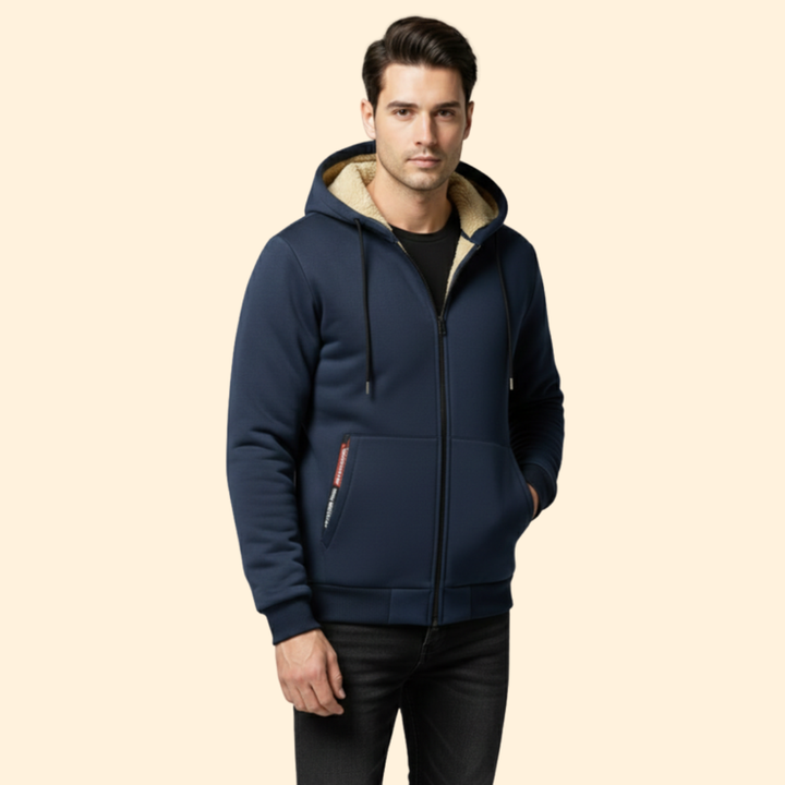 Men’s Zip Front Hooded Jacket