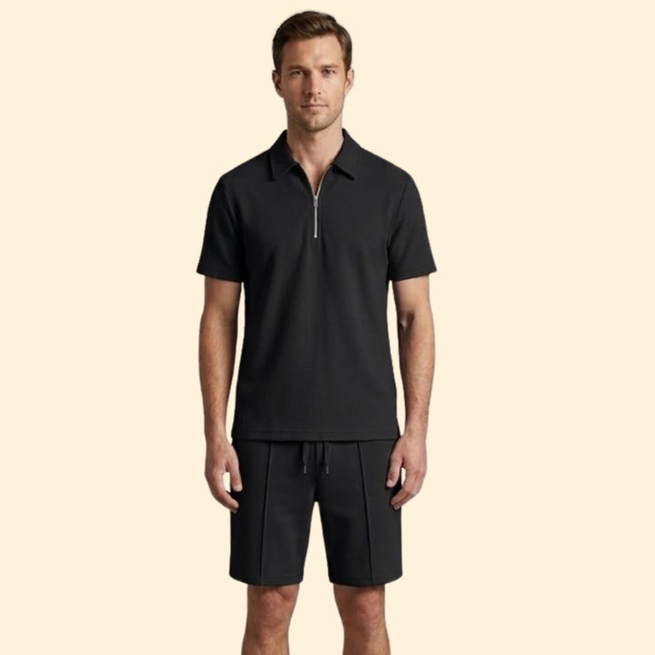 Men's Zip Shirt & Shorts