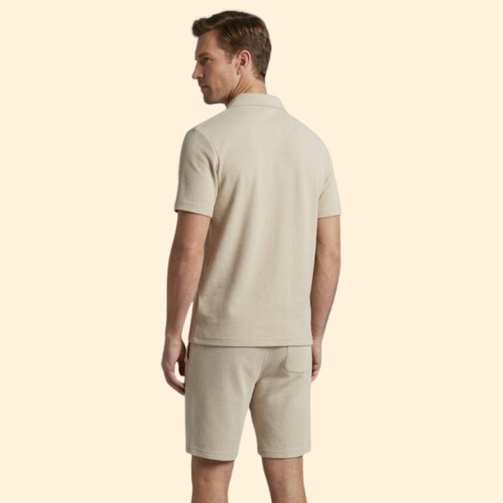 Men's Zip Shirt & Shorts
